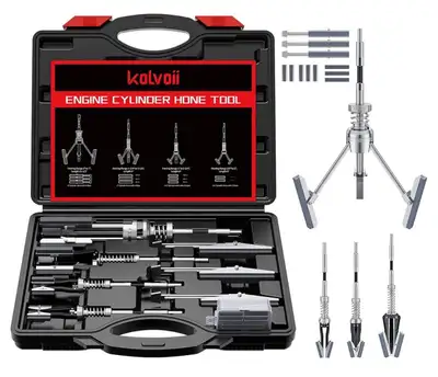 Kolvoii Cylinder Hone Tool Set with Tool Box, View more