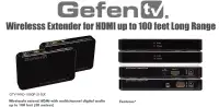 $100/Wireless HDMI Sender/Receiver/Remote/DRILL NO HOLES!