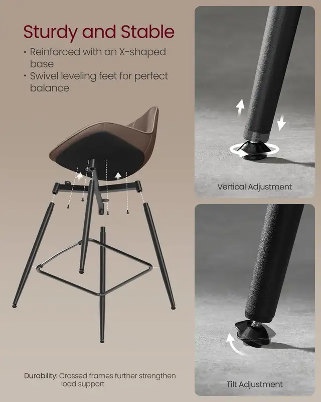 Counter Height Bar Stool with Back in Chairs & Recliners in Markham / York Region - Image 10