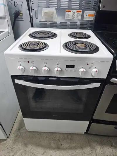 Frigidaire 24" White Electric Coil Top Stove Oven Range CAN DELI, View more