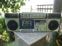 Vintage Pulser Stereo Radio Cassette Recorder 44-1479-2 Ghettobl
