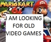 I AM COLLECTING OLDER VIDEO GAMES