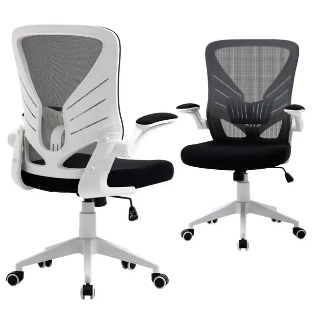 Mesh Office Chair Swivel Task Desk Chair with Lumbar Back Suppor in Chairs & Recliners in Markham / York Region - Image 4