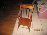 Child size rocking chair , in new condition