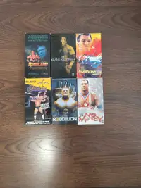 WWF/WWE/WCW VHS TAPES 