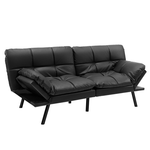 Convertible Futon Sofa Bed Memory Foam Couch Sleeper with Adjust in Couches & Futons in Cambridge