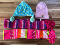 Toddler Girl Winter Toques and Scarves