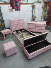 Pink bedroom set