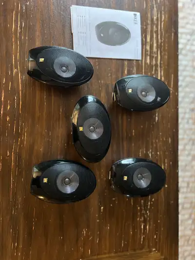 For Sale: Set of 5 KEF HTS 1001 Satellite Speakers I am selling a set of five KEF HTS 1001 speakers....