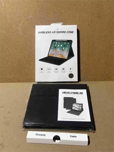 OYEEICE for iPad Air 11-inch & Air 5th 4th Generation Case with Keyboard, 7-Color Backlit Detachable...