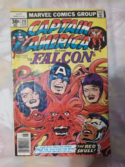 Captain America and the Falcon # 210 Marvel Comic March 1977, View more