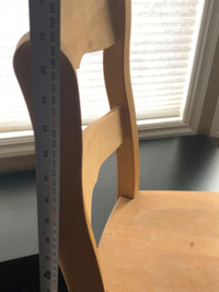 Wooden chair, bar stool