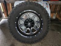 Set of 20" wheels and tires for sale