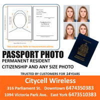 PASSPORT PR CITIZEN ANY ID PHOTO $10 IN DOWNTOWN & EAST YORK