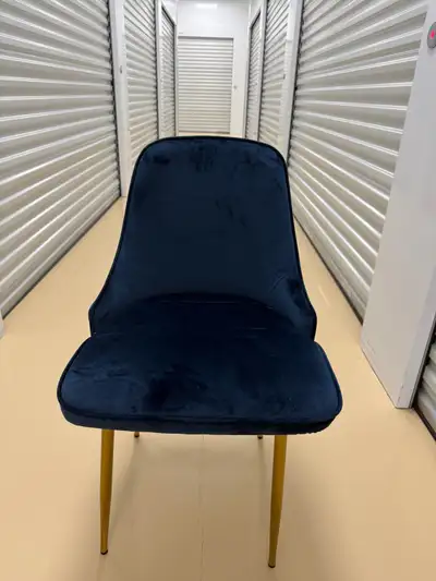 Navy Blue Velvet Accent Chair , View more
