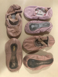 4 sizes - Toddler Ballet Slippers 8.5B - 10.5