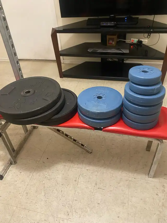 Gym bench and weights in Exercise Equipment in Ottawa - Image 4