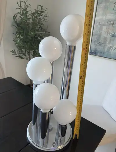 vintage globe lamp, View more