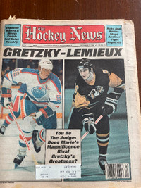 Hockey News newspaper 1986 and 1987