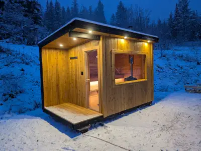 Wood fired Sauna, View more