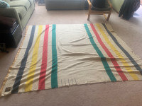 LARGE PURE WOOL BLANKET 