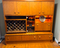 Teak Living Room Display Cabinet