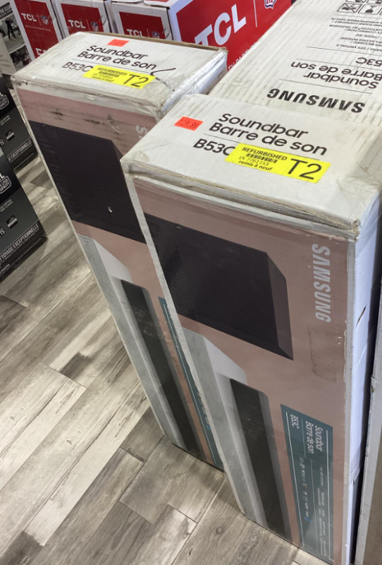 Samsung soundbar with subwoofer. | warranty included in Other in Cambridge