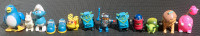 Plastic Wind Up Toys 1970s-80s (Robots, Smurf, Rabbit, Bee, etc)