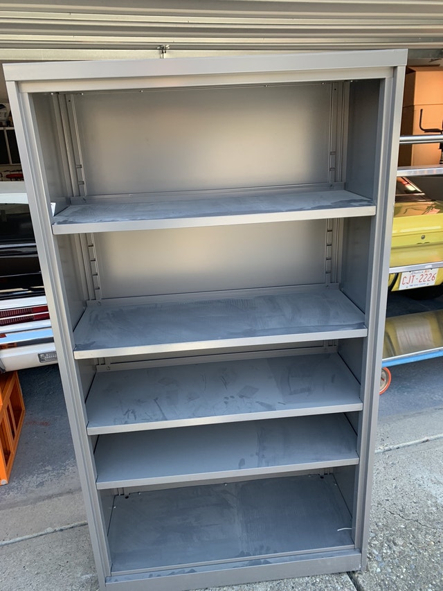 Shelving Metal Storage shelving grey Bookcases & Shelving Units Calgary Kijiji