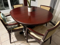 Dining set- extended table & 4 chairs !