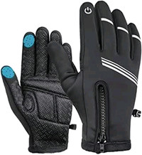 Cycling Thermal Full Finger Bike Gloves Touch Screen Non-Slip Lg