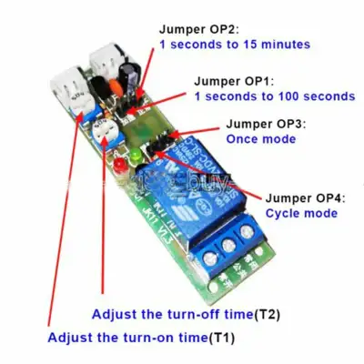 Infinite Cycle Delay Timing Timer Relay Module, View more