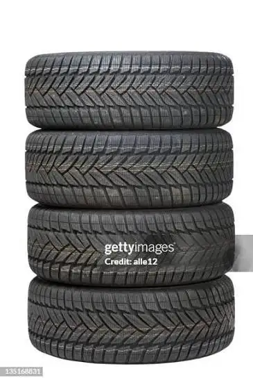 Used tires. Maybe good for one more winter
