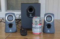 High quality Logitech 2.1 25W stereo speaker subwoofer