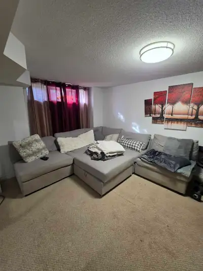Brick large sectional, each piece is separate No longer need it for the space 9/10 condition Brand n...