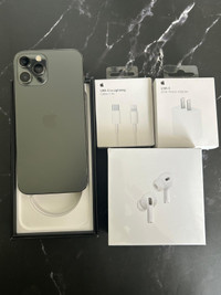 iPhone 12 PRO MAX 256 GB MINT *AIRPODS/FAST CHARGER/ DELIVERY*