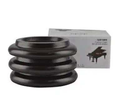 Solid Wood Grand Piano Caster Cups Set of 3 wheel covers, View more