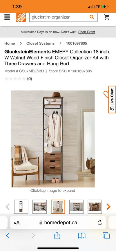 Closer organizer - NEW IN BOX, View more