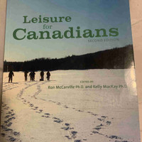 Leisure for Canadians textbook