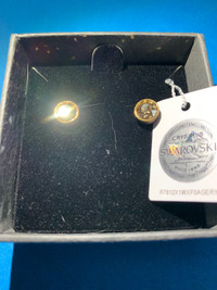 Brand New in box Swarovski Crystal Earrings, $30