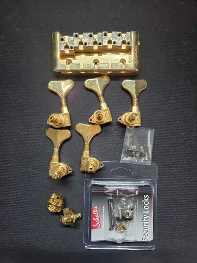 Gold Spector Euro 5 hardware, View more