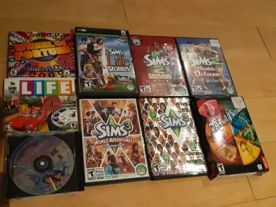 Excellent condition computer games. Selling as we barely use the computer. Willing to sell them sepe...