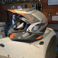Ckx motocross/dirt bike helmet and goggles 