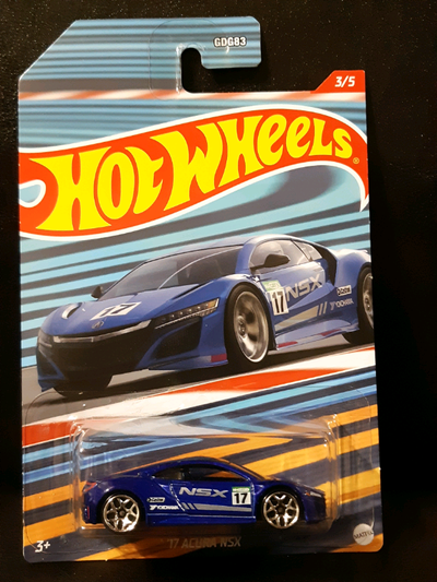 Hotwheels '17 Acura NSX - blue , View more