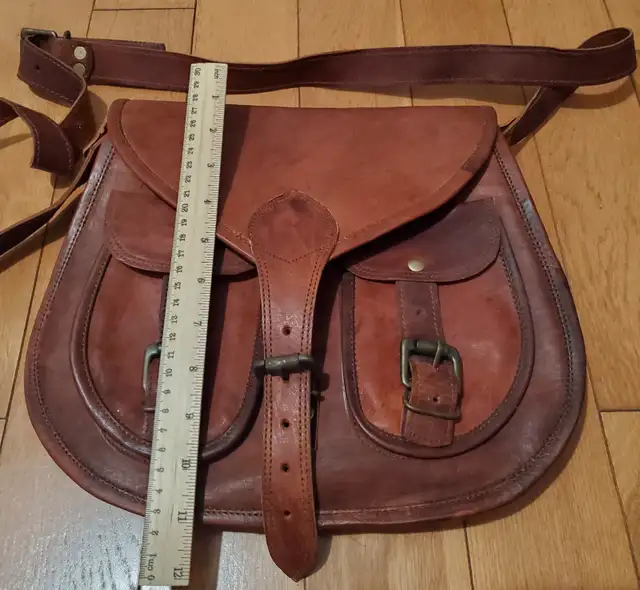 Handmade Leather Brown Purse Shoulder Crossbody Sling62864744468738122