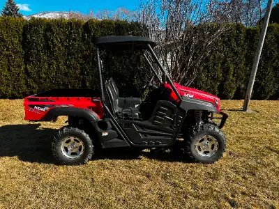 True North trailer 2022 excellent condition with Hisun HS 500 Side by side 2022 with 129 hours/23 mi...
