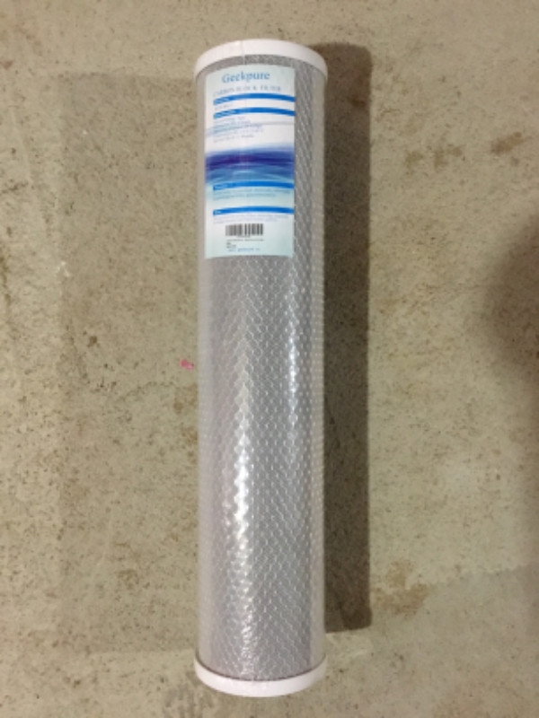 5 micron carbon water filter 20”x4.5” for sale, new sealed in Other in Thunder Bay - Image 2