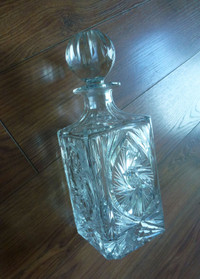 Crystal Decanter with Cork