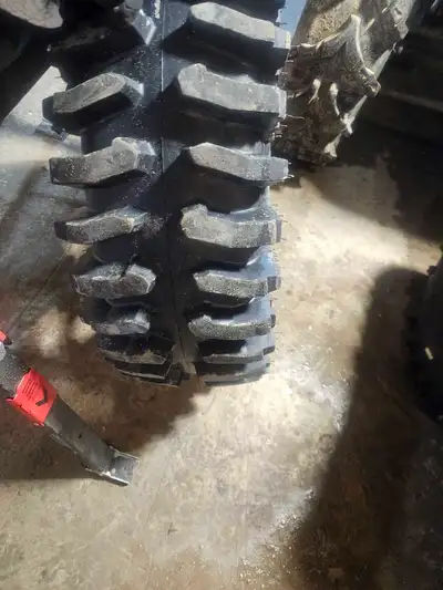 System 3 xt 400 pretty much brand new 30x10r14 mounted on stock rzr rims Radial hybrid tire I can un...