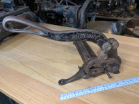 Antique cast iron American letter press lead block slug cutter